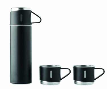 Logo trade promotional giveaways picture of: Double wall bottle and cup set