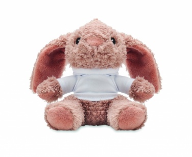 Logo trade business gifts image of: Bunny plush wearing a hoodie