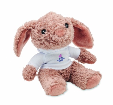 Logo trade promotional gifts picture of: Bunny plush wearing a hoodie