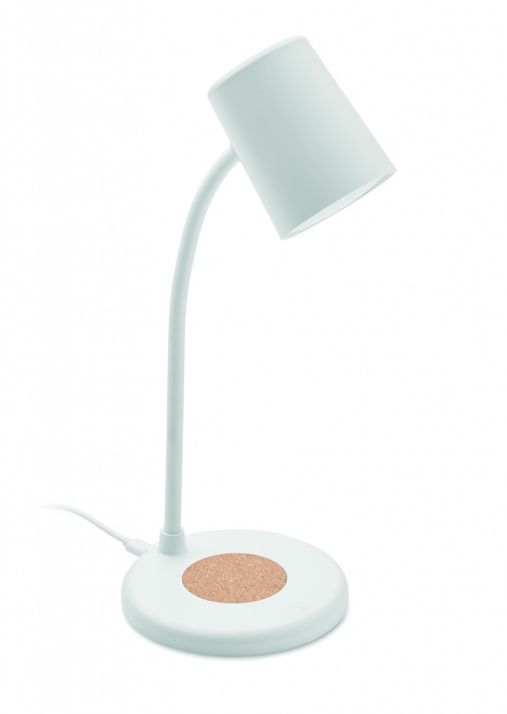 Logo trade business gift photo of: Wireless charger, lamp speaker