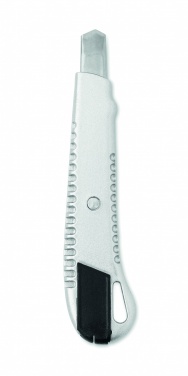 Logo trade promotional giveaways image of: Aluminium retractable knife