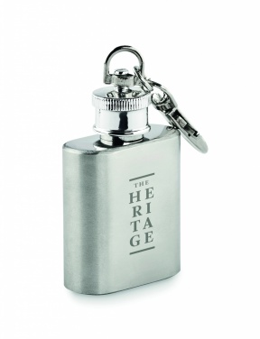 Logo trade promotional items image of: Hipflask key ring Joensuu