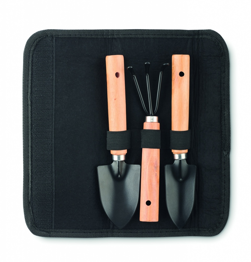 Logotrade corporate gift picture of: 3 garden tools  in RPET pouch