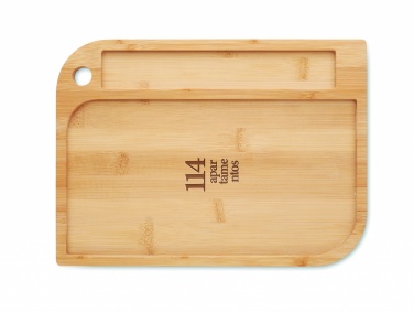 Logo trade advertising product photo of: Meal plate in bamboo