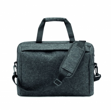 Logotrade promotional giveaway image of: 15 inch RPET felt laptop bag