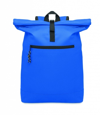 Logo trade promotional gift photo of: 600Dpolyester rolltop backpack