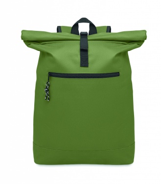 Logo trade business gift photo of: 600Dpolyester rolltop backpack