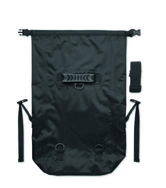 Logo trade promotional giveaways picture of: RPET waterproof rolltop bag