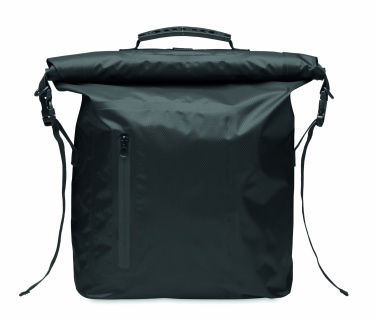 Logo trade corporate gifts image of: RPET waterproof rolltop bag