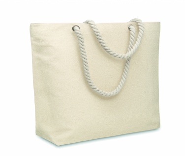 Logo trade promotional products image of: Cord handle beach bag 220gr/m²