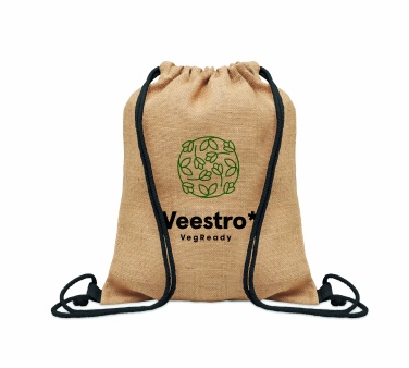 Logotrade business gift image of: Jute drawstring bag