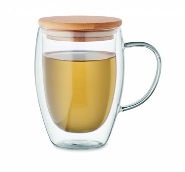 Logo trade promotional items picture of: Double wall borosilicate mug