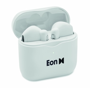 Logo trade promotional items picture of: TWS earbuds with charging base