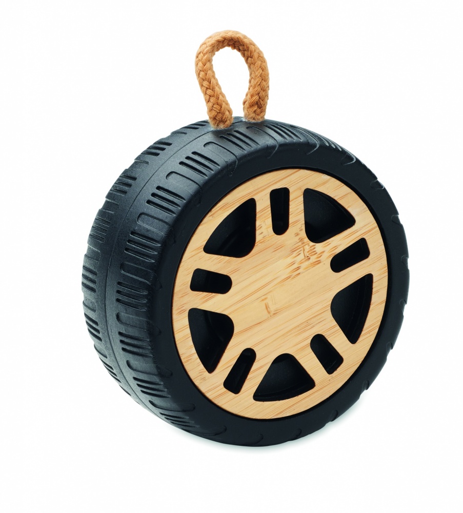 Logo trade advertising products picture of: Wireless speaker tire shaped