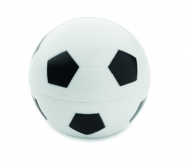 Logo trade promotional giveaways picture of: Lip balm in football shape