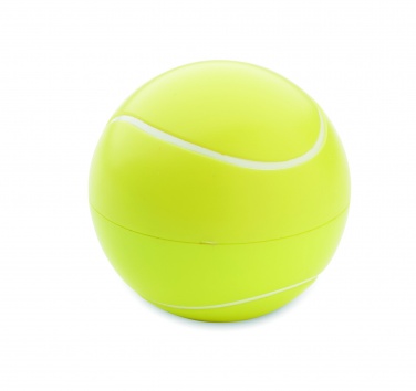 Logo trade promotional merchandise photo of: Lip balm in tennis ball shape