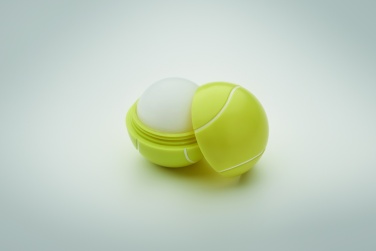 Logo trade promotional gifts picture of: Lip balm in tennis ball shape