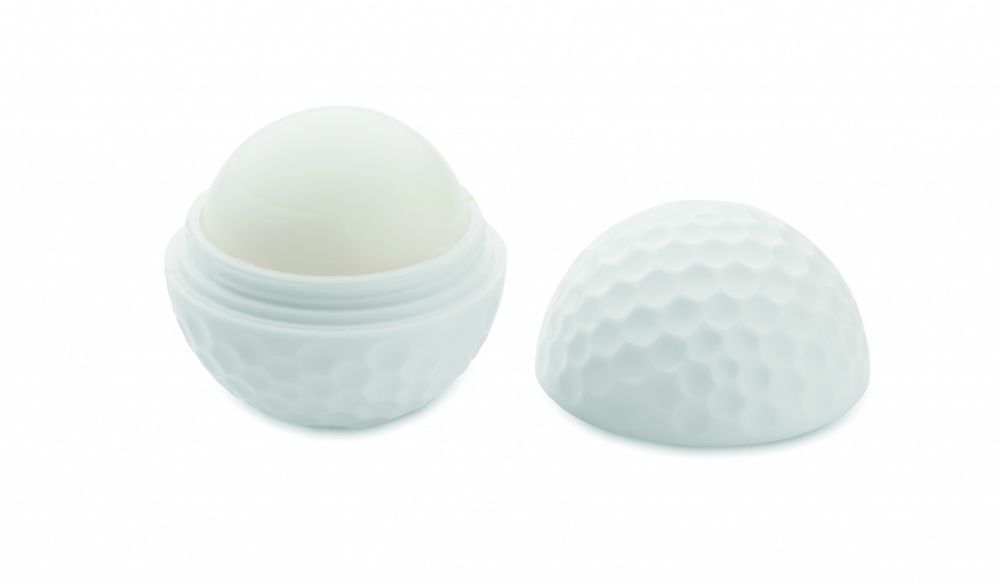 Logo trade promotional items picture of: Lip balm in golf ball shape