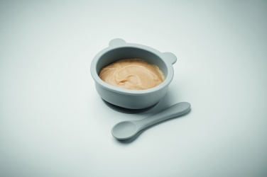 Logo trade promotional product photo of: Silicone spoon, bowl baby set