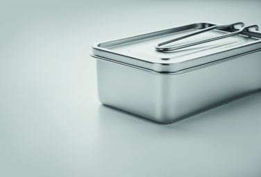 Logo trade advertising products picture of: Stainless steel lunch box