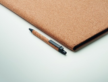 Logo trade promotional items image of: A4 cork conference folder