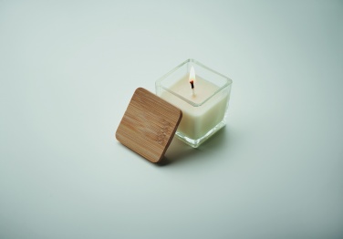 Logotrade promotional gift image of: Squared fragranced candle 50gr