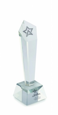 Logo trade corporate gifts image of: Crystal award in a gift box