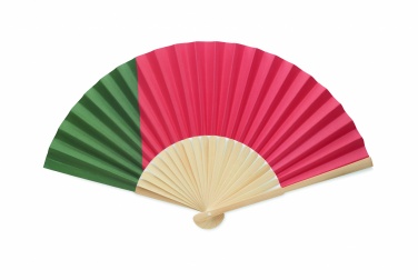 Logo trade business gift photo of: Manual fan flag design