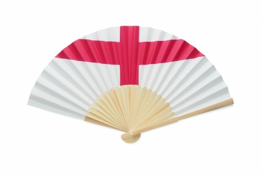 Logo trade corporate gifts image of: Manual fan flag design