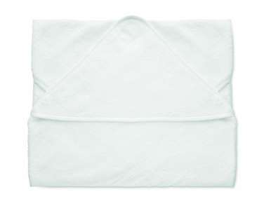 Logo trade corporate gifts image of: Cotton hooded baby towel