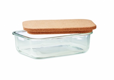 Logotrade promotional gift image of: Glass lunch box with cork lid