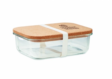 Logotrade advertising products photo of: Glass lunch box with cork lid