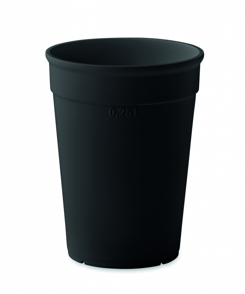 Logo trade promotional giveaway photo of: Recycled PP cup capacity 250 ml