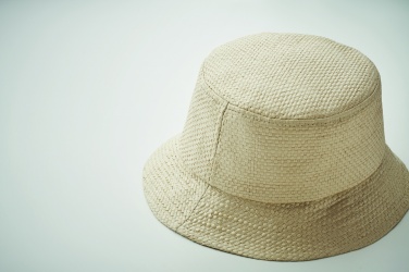 Logo trade advertising products image of: 9aper straw bucket hat