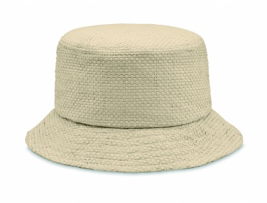 Logo trade promotional giveaways image of: 9aper straw bucket hat