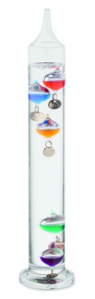 Logotrade promotional giveaway image of: Galileo thermometer glass 28cm