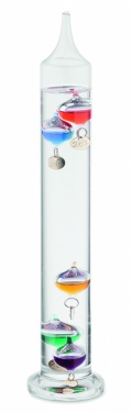 Logo trade promotional giveaways picture of: Galileo thermometer glass 28cm