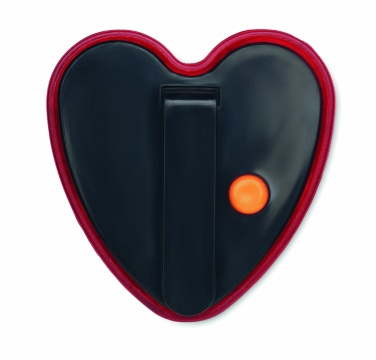 Logo trade promotional merchandise picture of: Heart shaped reflector light