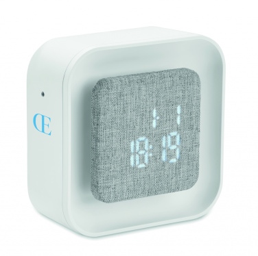 Logotrade corporate gifts photo of: Recycled ABS/RPET alarm clock Stuttgart