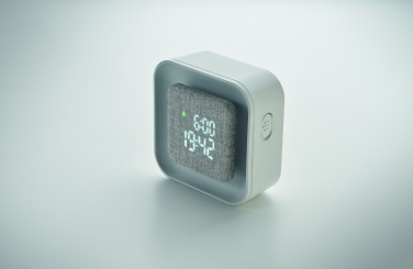 Logo trade promotional products picture of: Recycled ABS/RPET alarm clock Stuttgart