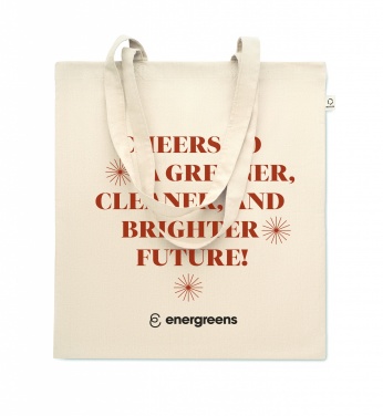 Logotrade promotional giveaway picture of: Recycled cotton shopping bag