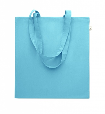 Logo trade promotional gifts image of: Recycled cotton shopping bag