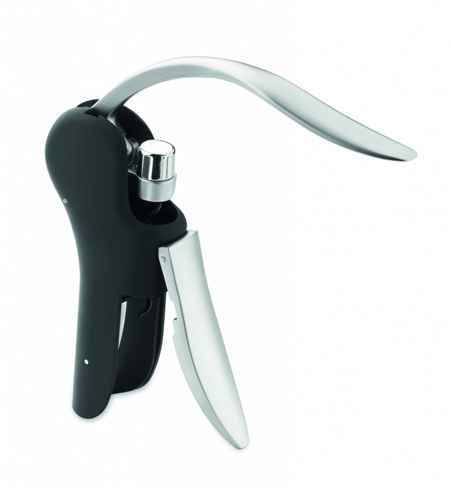 Logo trade business gift photo of: Automatic lever corkscrew