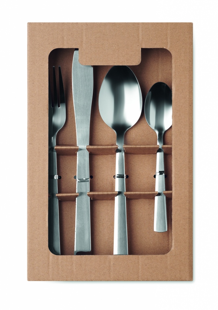 Logo trade promotional giveaway photo of: 16 piece cutlery set.