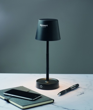 Logo trade business gifts image of: USB rechargeable table lamp