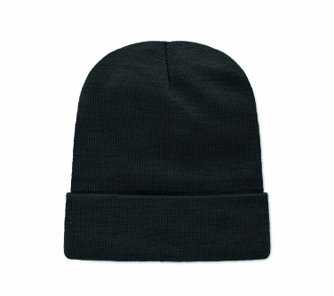 Logo trade promotional items picture of: Unisex beanie RPET polyester