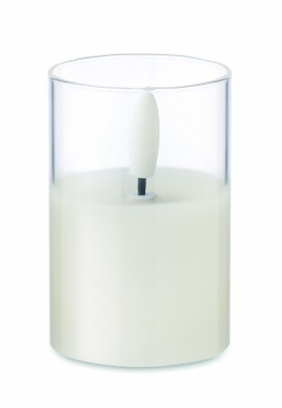 Logotrade promotional merchandise image of: LED wax candle in glass holder