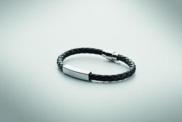 Logotrade promotional items photo of: Braided faux leather bracelet