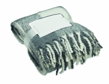 Logotrade corporate gift picture of: Chequered mohair blanket