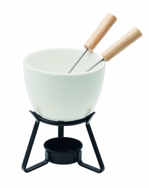 Logo trade promotional giveaway photo of: Ceramic fondue set 240 ml